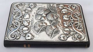 ANTIQUE 1904 SOLID SILVER COMMON PRAYER BOOK REYNOLDS ANGELS 4