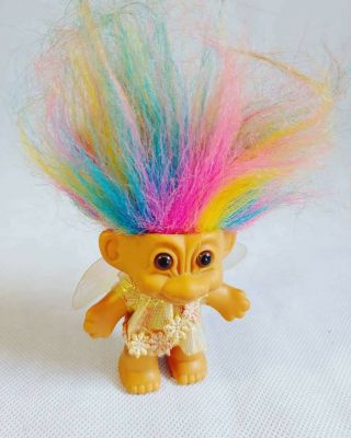 Vintage Troll Doll Rainbow Hair Fairy Outfit.  Vintage Toy