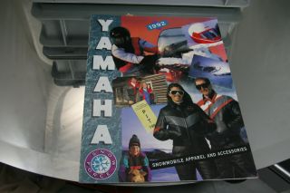 Vintage 1992 Yamaha Snowmobile Brochure Accessories And Apparel.