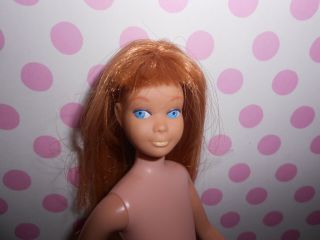 Vintage Mattel Skipper Doll Titian Red Hair Lovely 1960s Display Doll