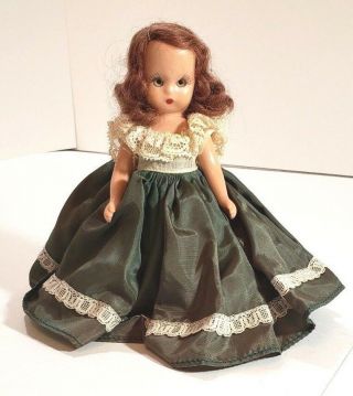 Nancy Ann Storybook Doll 6 1/4 Inch Jointed Legs Pretty Eyes Vintage 1940 