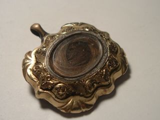 Antique Victorian Mourning Pin / Brooch Or Pendant / Hair Memorial Jewelry