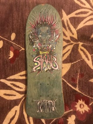 (rare) Vintage 1980’s Sims Kevin Staab Mad Scientist Mini Skateboard Deck