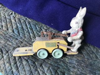 Vintage Lionel Peter Rabbit Chick Mobile Antique Vintage Toy Wind Up -