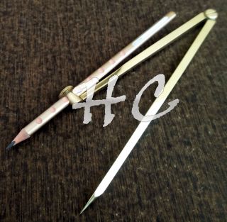 8 " Single Handed Brass Pencil Divider Marine Navigational Compass