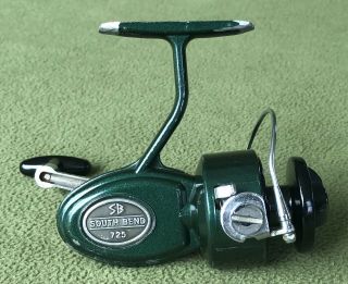 South Bend Sb 725 Cladding Group 1960’s Vintage Spinning Fishing Reel Rare