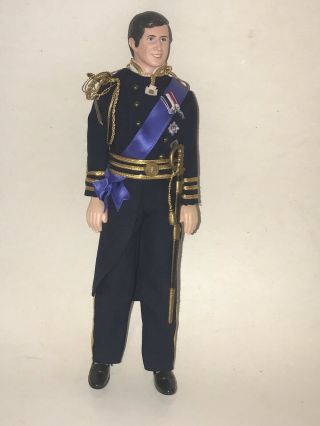 Vintage 1982 Lh&h Royal Family Wedding Prince Charles 11 " Ken Barbie Size Doll