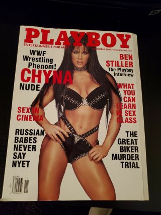 Playboy November 2000 Buffy Tyler Chyna,  Wwf Wrestling Ben Stiller Neillabute Rc