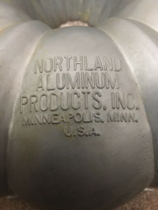 Vintage Bundt Cake Pan Cast Aluminum Trademark Northland Mold Heavy Antique Deal 4