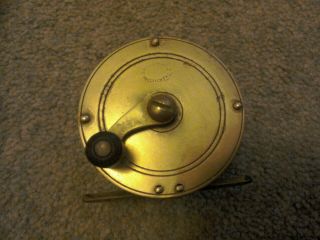 Vintage Brass Fly Reel By Allcocks Of England