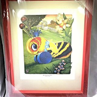 David Mcmacken Art Print Fisher Price Queen Buzzy Bee Circa 1956 In Package