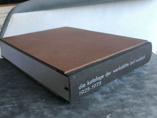 Carl Aubock Book Limited Edition Die Kataloge Der Weekstatte Edition 49 Of 100