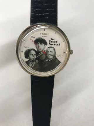The Three Stooges Harlo Quartz Wristwatch Watch Vintage 1990 -