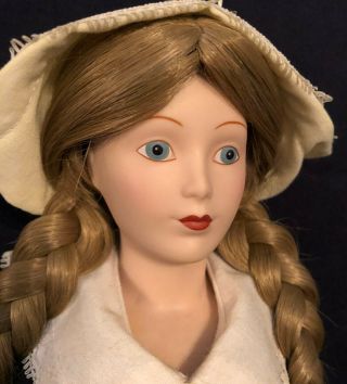 Franklin Porcelain Doll - Maids Of 13 Colonies - Deborah Of York