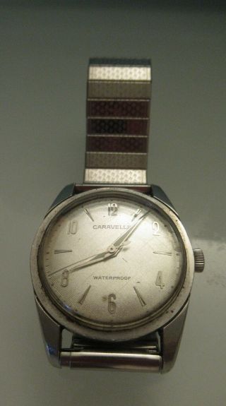 Vintage CARAVELLE M6 Men ' s Waterproof Watch Expand Band 2