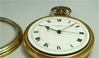 Antique 1920 Pocket Watch Centre Seconds Swiss 15j Elgin 10k gold plated case 4