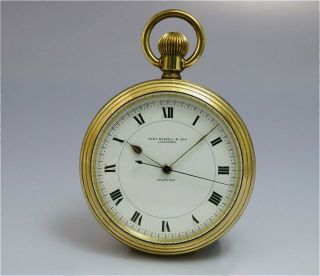 Antique 1920 Pocket Watch Centre Seconds Swiss 15j Elgin 10k gold plated case 5