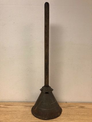 Antique Rapid Washer Laundry Clothes Hand Plunger C.  T.  Childers Galesburg,  Il.