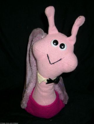 Vintage 1984 R Dakin Purple Pink Snail Escargot Stuffed Animal Plush Toy Shell