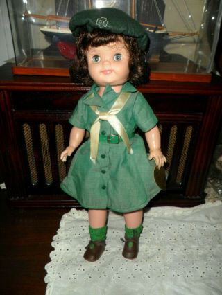 Effenbee Patsy Ann Official Girl Scout Doll 15 " 1957 - 59