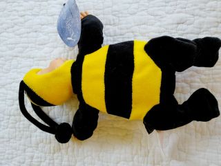 Anne Geddes Baby Doll Bumble Bee & Lady Bug Plush & Beans 8 