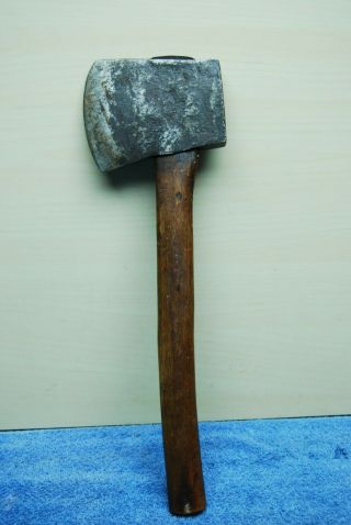 Antique Primitive Hand Forged Axe ` 19th Century Log Cabin Tool