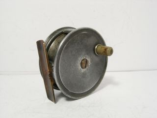 Vintage Antique Jw Young 2 3/4 " Alloy Fly Fishing Reel