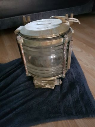 Marine Boat Lantern Vintage Brass