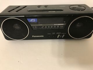 Vintage PANASONIC RC - X210A FM AM Radio Alarm Clock Boombox - 3