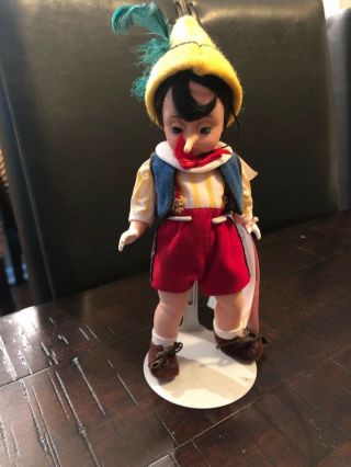 Vintage Pinocchio Disney Madame Alexander 8 " Doll Adult Owner Smoke