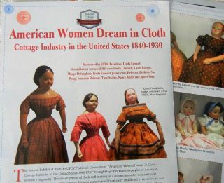 8p History Article - Antique American Cloth Dolls 1840 - 1930 - Izannah Chase