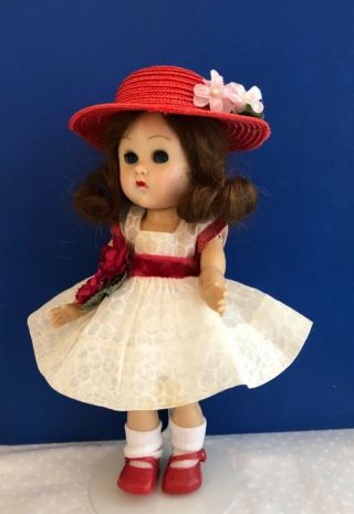 Vintage Vogue BKW Ginny Doll in her Medford Tagged Kinder Crowd Dress 2