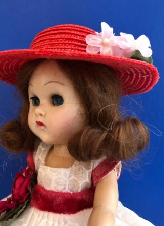 Vintage Vogue BKW Ginny Doll in her Medford Tagged Kinder Crowd Dress 8