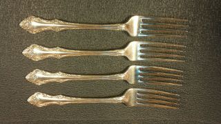 Melbourne by Oneida Sterling Silver Flatware (12pc) No Monogram 1950 ' s 8