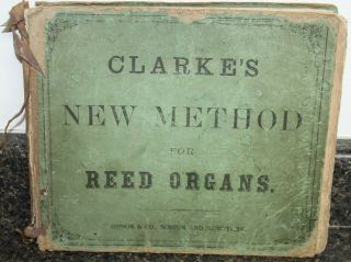 Antique 1869 Music Book Clarke 
