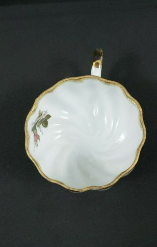 Vintage Relco Antique 3 Footed Hand Painted Gold Trim Porcelain Tea Cup Japan 4