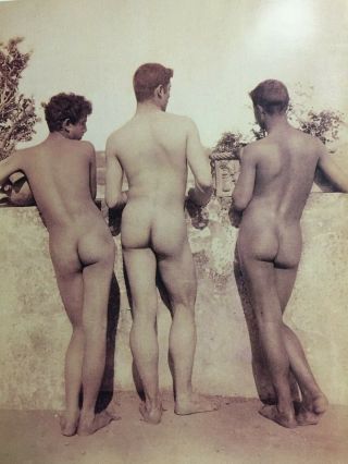 Wilhelm von Gloeden male naked nude boys poster book gay interest HTF fast ship 8