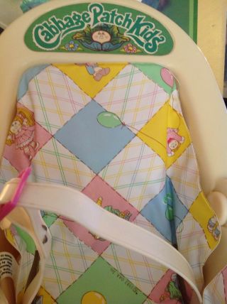 Vintage Cabbage Patch Kids Doll Carrier Car Seat Rocker Strap Coleco 1982 BOXED 3