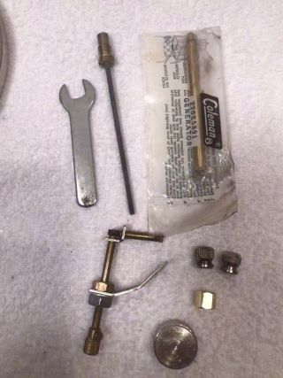 Vintage Coleman Lantern Parts Safe for 220/228 Models,  Wrench,  Mantles, 4