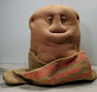 Vintage Coleco Couch Potato Plush Doll In Burlap Sack 13 " By Robert Armstrong