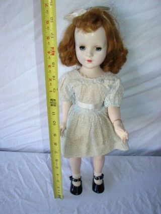 Vintage Unmarked Sweet Sue Doll Walker Hard Plastic 17 1/2 In Blue Eyes