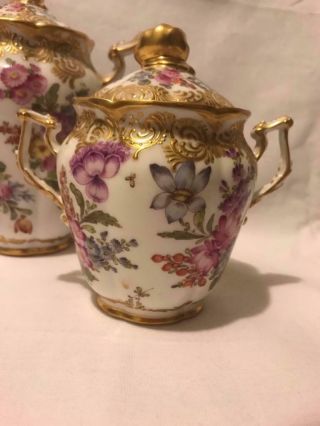 French Porcelain Tea Set Eugene Marx Claus pre Bourdois Achille Bloch 3