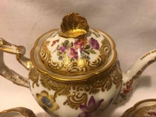 French Porcelain Tea Set Eugene Marx Claus pre Bourdois Achille Bloch 7