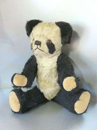 Vintage Deans Childsplay Rag Book Teddy Bear Panda 18 "