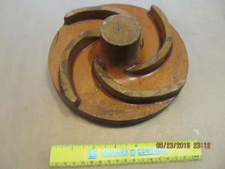 (1) Wood Foundry Master Impeller Pattern 4 Blade 1950 