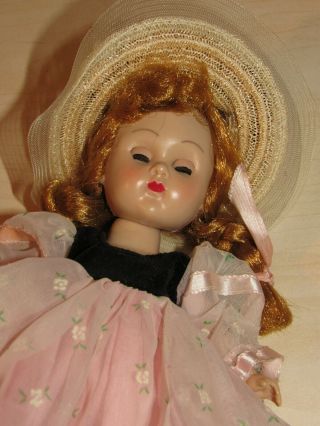Vintage Vogue MLW Ginny Doll Tiny Miss 1956 REDHEAD in DEBS 6073 OUTFIT EUC 7