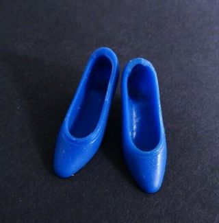 Rare Vintage Francie Dolls Blue Soft Squishy Heels Shoes Japan