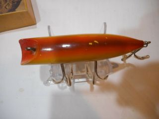 South Bend Bass - Oreno 973 In Intro Box Combo good color Vintage Wood Lure 6