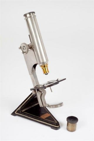 Vintage C1890 " Beck,  London  Star " Nickel Plated Microscope 10