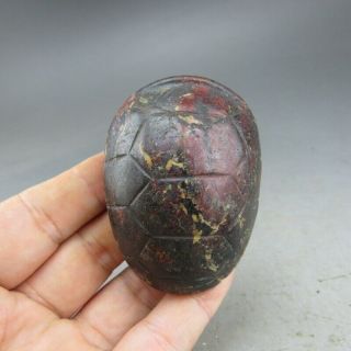 Chinese,  Jade,  Meteorite Copper,  Hongshan Culture,  Turtle Shell,  Pendant W2592